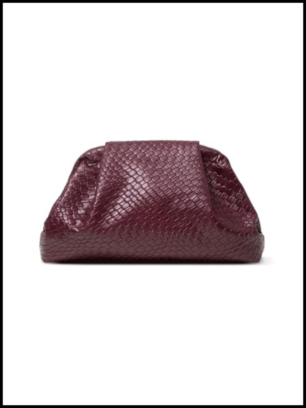 Women's Woven Clutch Evening Bag PU Leather Faux Leather Handbag Wedding Party